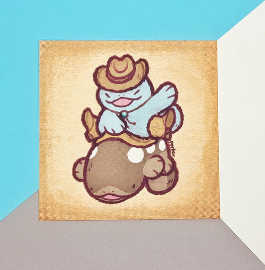 Yeehaw! Quag & Clod Mini Print