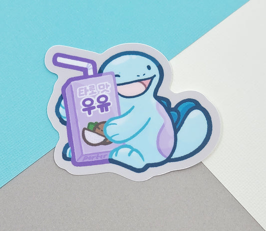 Quag with Taro Milk Sticker