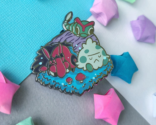 PokeHabitat: Forest Floor Enamel Pin