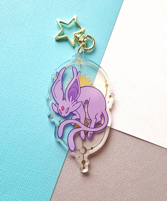 Esp Gold Foil Acrylic Charm