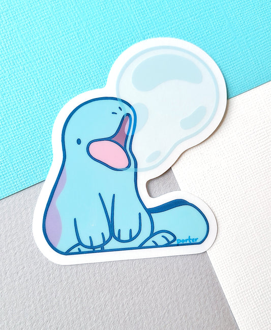 Quag Big Bubble Clear Sticker