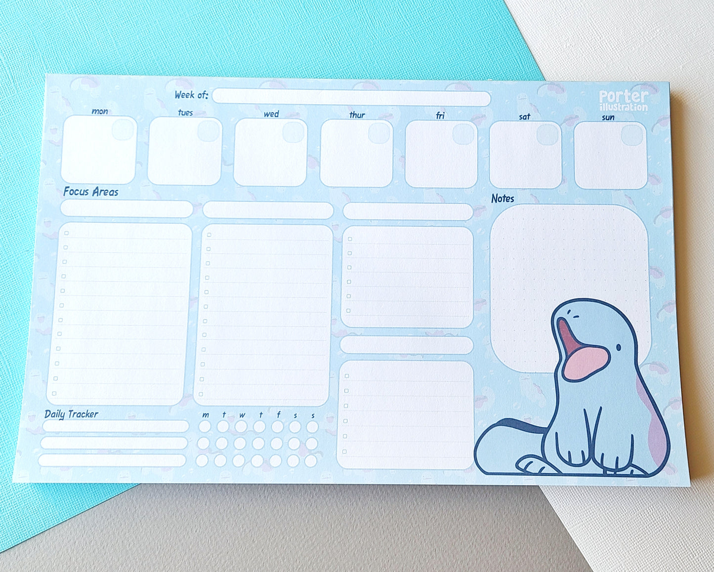 Quag Weekly Desktop Planner