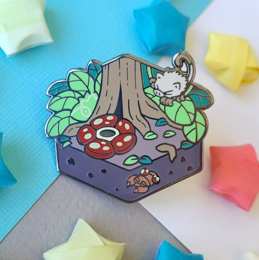PokeHabitat: Jungle Enamel Pin