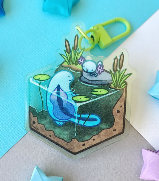 PokeHabitat: Pond - Acrylic Charm