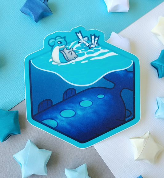 PokeHabitat: Open Ocean - Vinyl Sticker