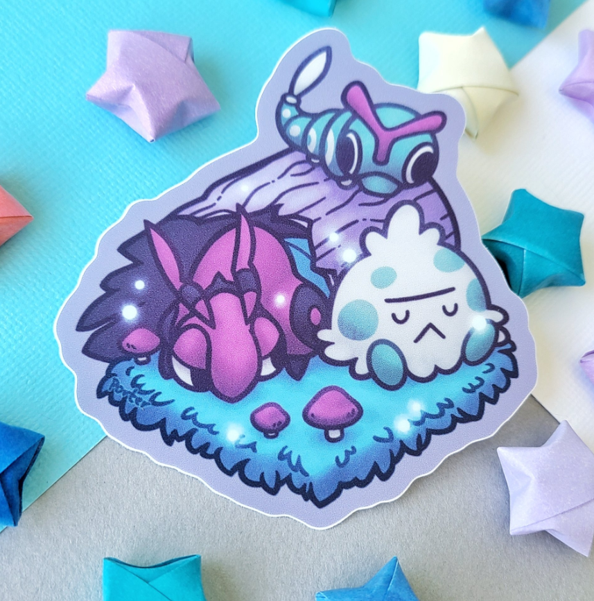 PokeHabitat: Forest Floor - Vinyl Sticker