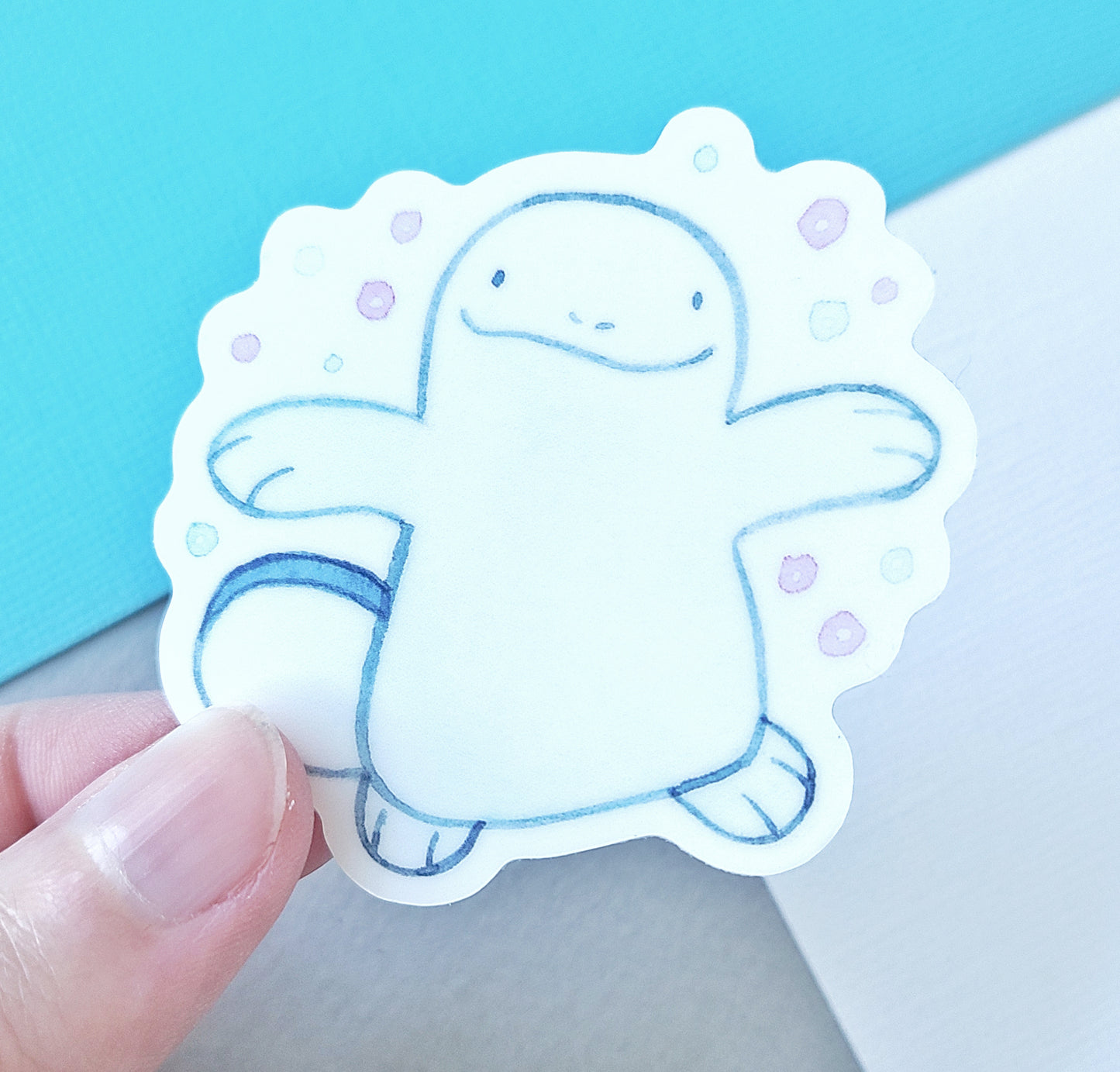 Quag feelin' bubbly Vinyl Sticker