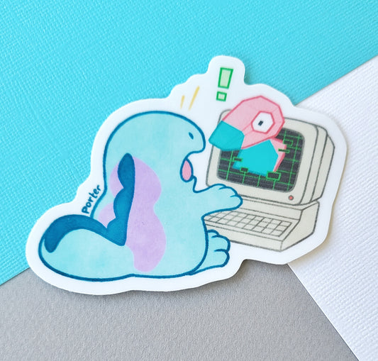 Quag meets Polygon Vinyl Sticker