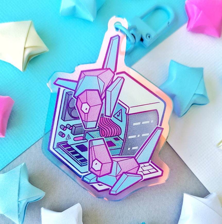 PokeHabitat: Virtual - Acrylic Charm