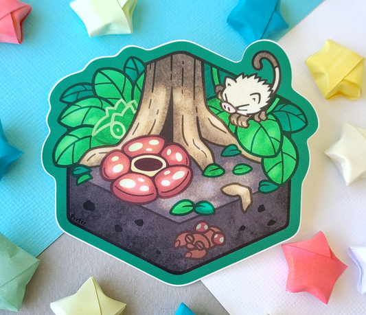 PokeHabitat: Jungle - Vinyl Sticker