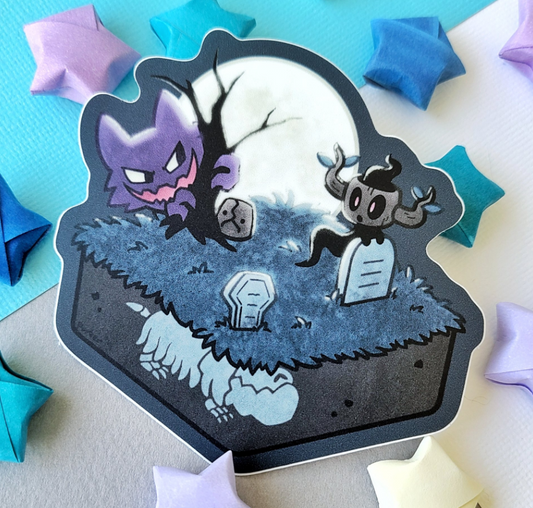 PokeHabitat: Graveyard - Vinyl Sticker