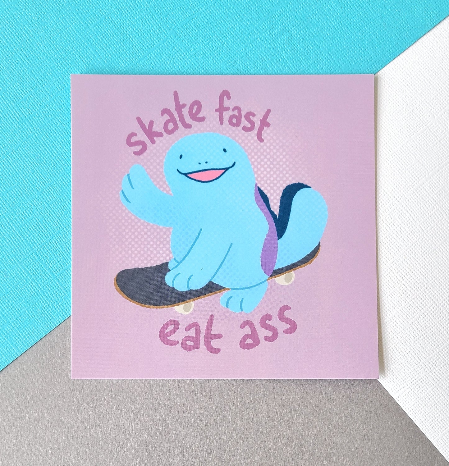 Skate Fast Quag Mini Print