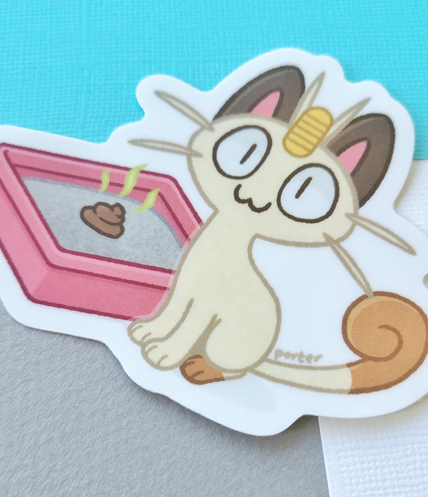 Meow Litter Surprise Vinyl Sticker